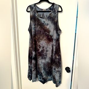 J for Justify ankle length tie dye dress size 3X